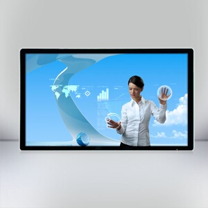 Touch one 82-inch wall-mounted LCD touch interactive teaching 